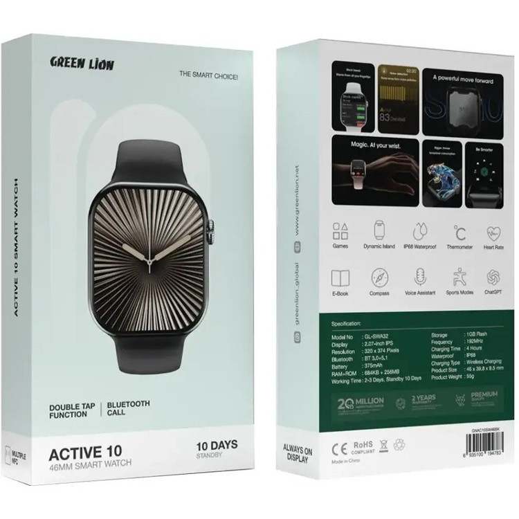 ساعت هوشمند GREEN ACTIVE10
