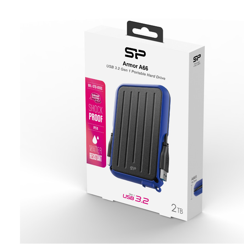هارد اکسترنال سیلیکون پاور مدل Armor A66 ظرفیت 2 ترابایت