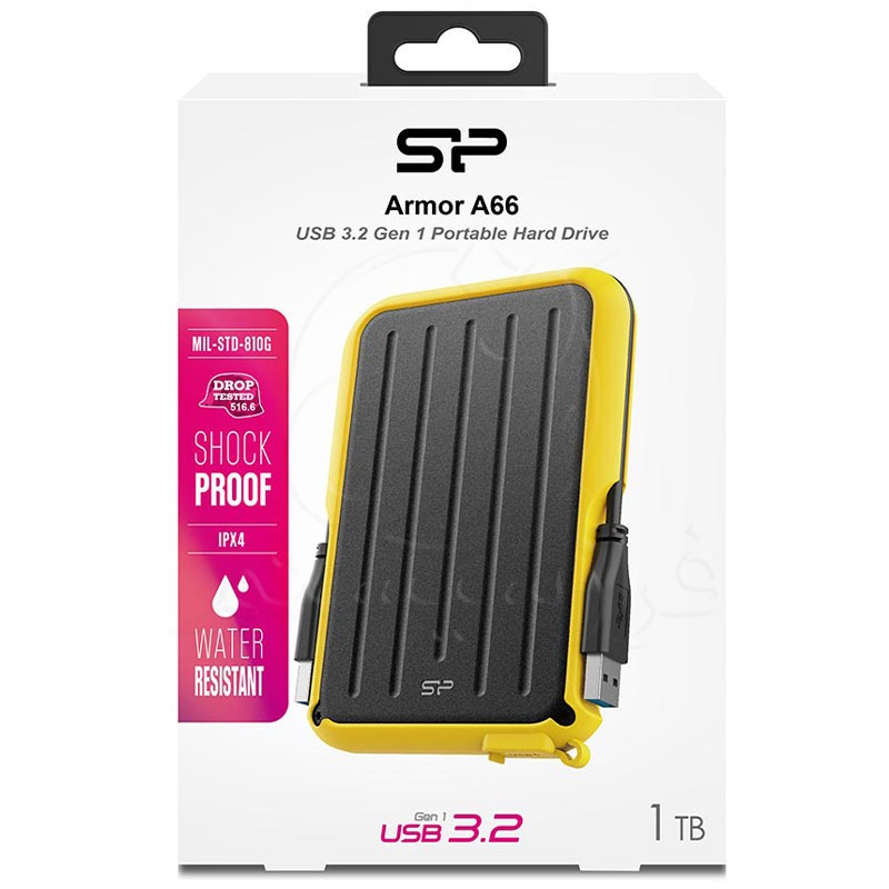 هارد اکسترنال سیلیکون پاور مدل Armor A66 ظرفیت 1 ترابایت