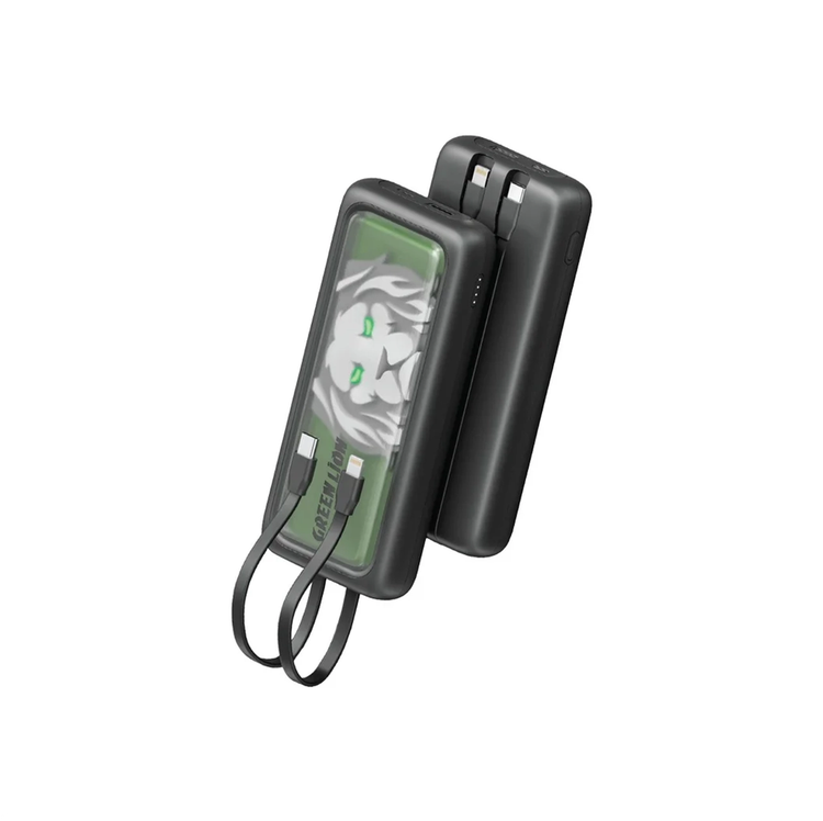 پاوربانک گرین لاین مدل Integrated 36W GL-PB88 ظرفیت 10000 میلی آمپر ساعت