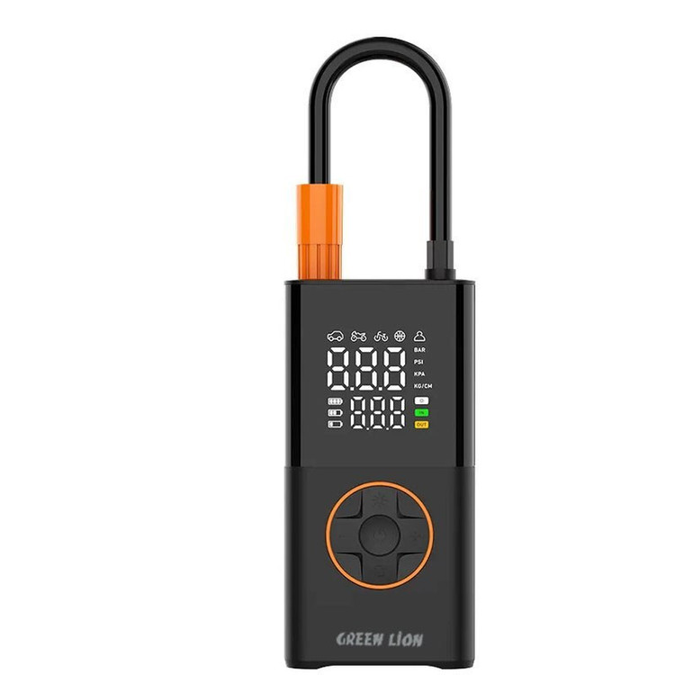 کمپرسور باد قابل حمل گرین لاین مدل GTI-01 با باتری ۳۶۰۰mAh