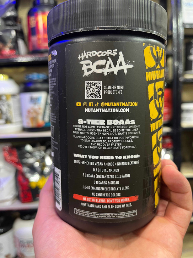 آمینو BCAA هاردکور موتانت 390 گرم