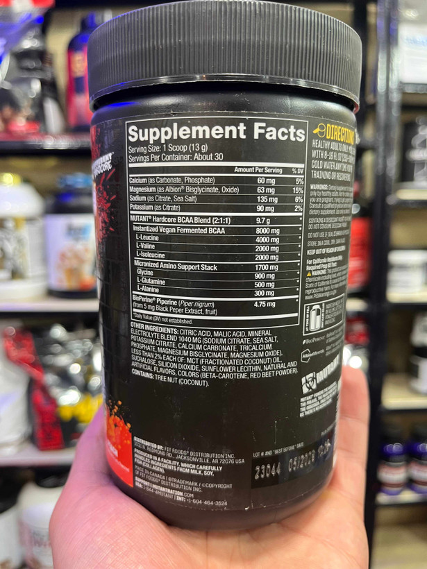 آمینو BCAA هاردکور موتانت 390 گرم